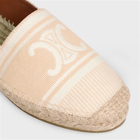 celine espadrille|LES ESPADRILLES CELINE in TRIOMPHE JACQUARD CANVAS.